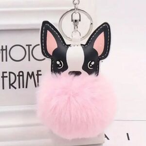 POM POM FRENCHIE BAG CHARM
